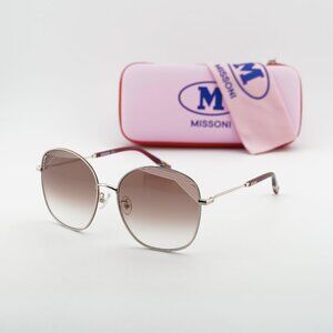 Missoni MIS 0014/S 06K3 HA Geometric Sunglasses - Gold/Brown